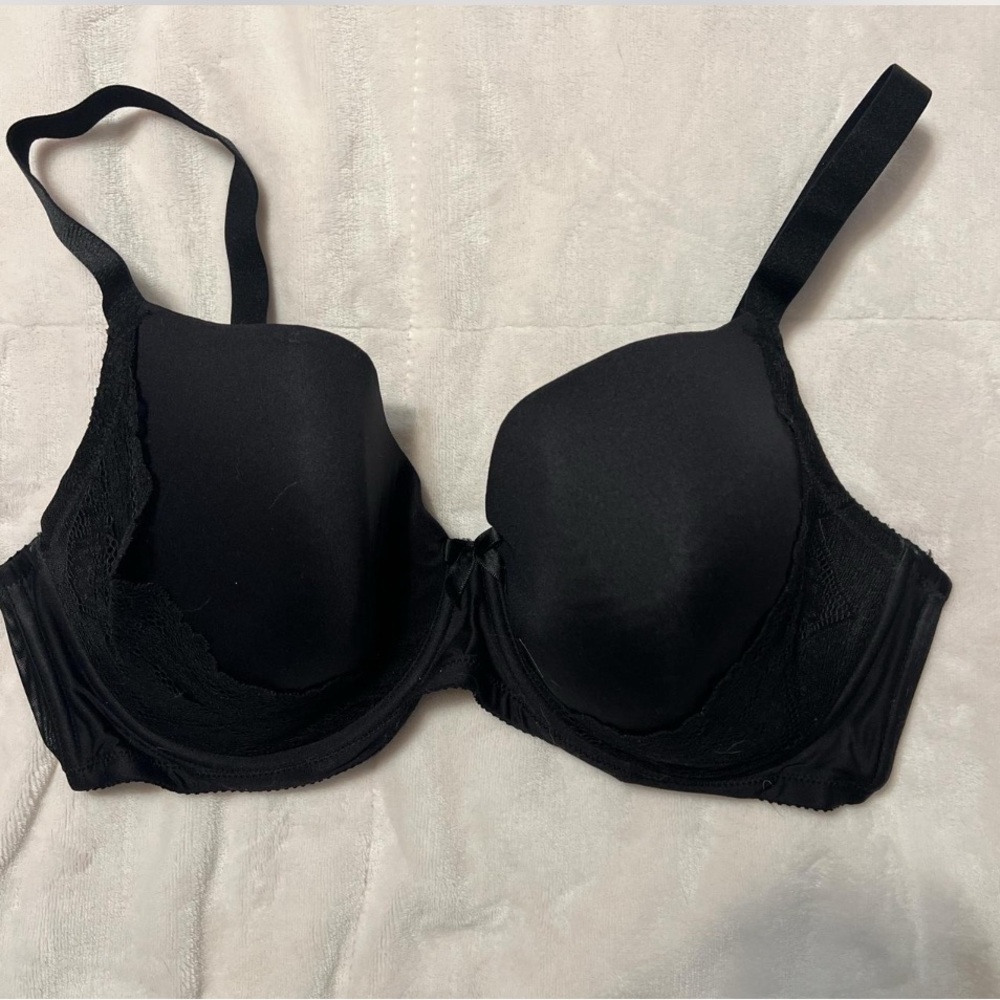 40 G Parfait by Affinitas Black Full Coverage Underwire Bra with Molded Cups